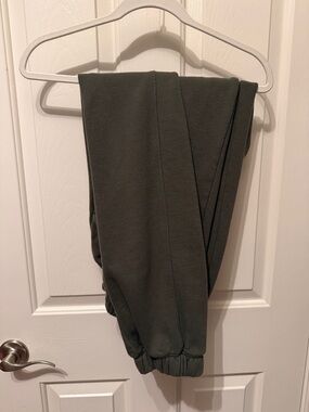 PrAna Fleece Sweatpants Dark Green Women’s Size M